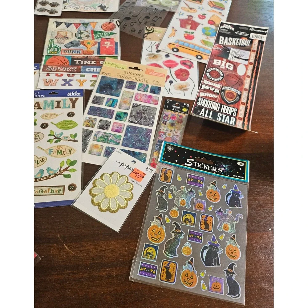 Sticko The Paper Studio Scrapbook Sticker Lot Unisex OS Multicolor Craft Supply